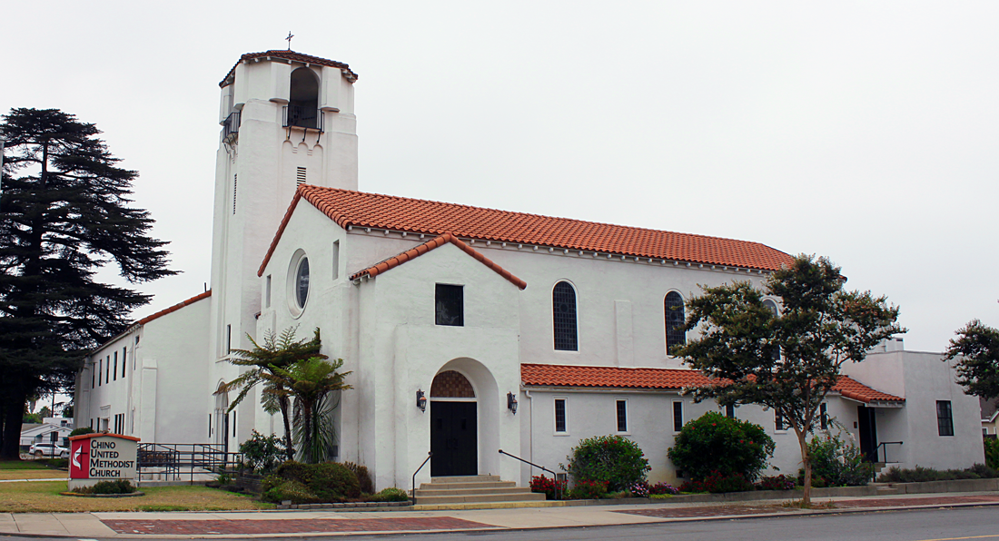 Chino United Methodist Church building outside
